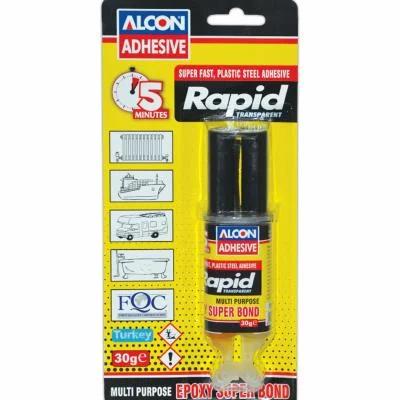 ALCON RAPID PLASTİK ÇELİK 5 DAKİKA ŞIRINGA 30 gr. BLISTER