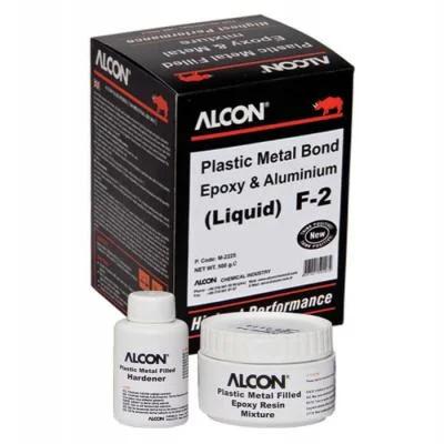 ALCON (F-2) PLASTIC METAL BOND EPOXY & ALUMINIUM (LIQUID)  500 gr